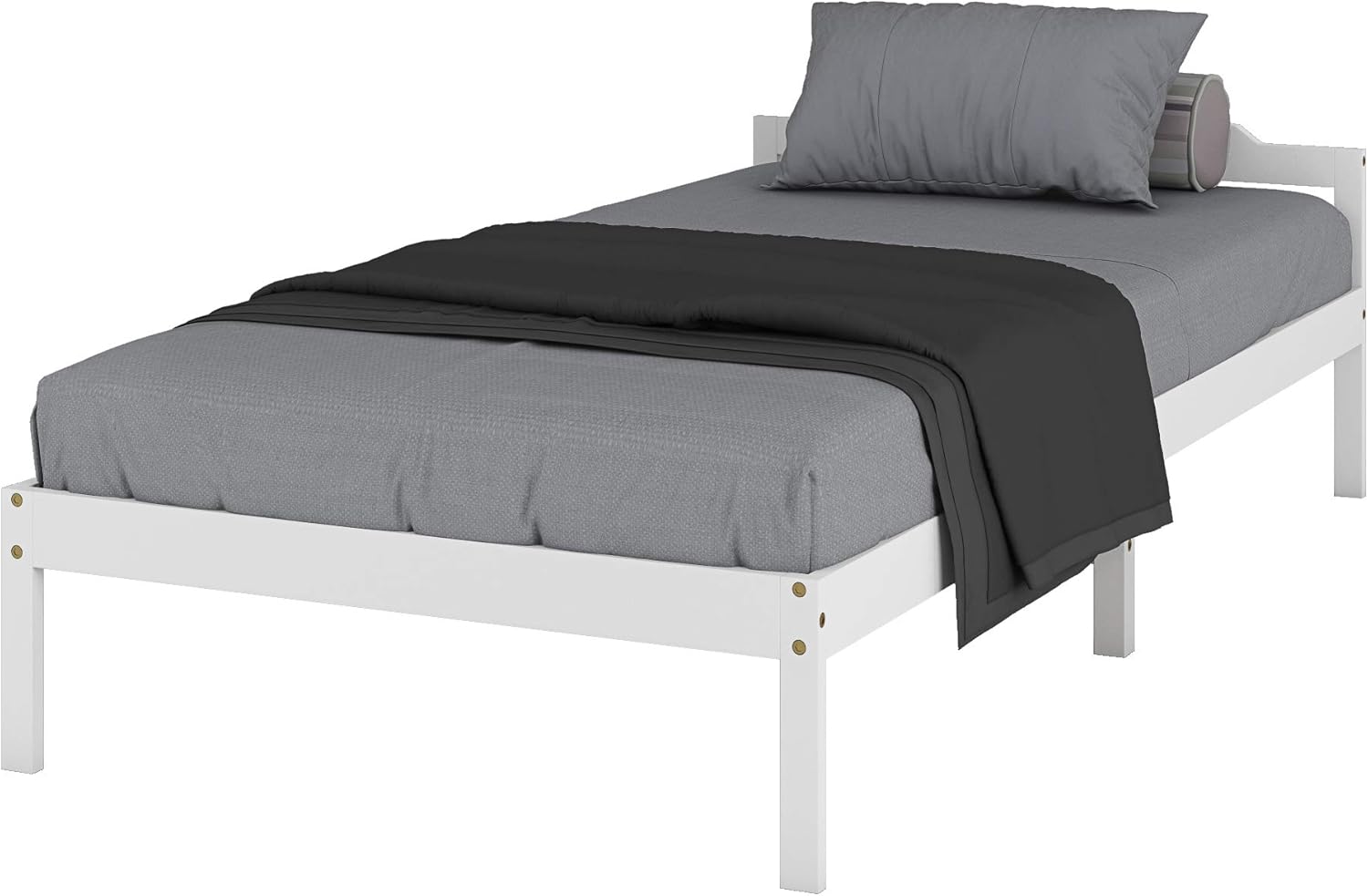 Panana Single Bed Frame Pure Solid Wooden Bedroom Furniture 3FT Bed