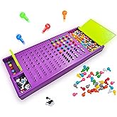 KIDAMI Code Breaker, Classic Codebreaking Travel Board Game, Purple | 2 Player Battle, Brain Puzzle Set, Lightweight Carrying, Portable Storage Box, Kids Toddlers Adults Gift for Family Learning