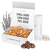 Laundry Sauce - Luxury Scented Laundry Detergent Pods & Scent Booster Bundle (Siberian Pine), Premium Laundry Washing Pods with High-End, Sophisticated Fragrances - Dye Free & HE Compatible