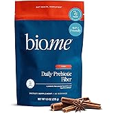 Bio.me Daily Prebiotic Fiber Powder Chai - 7g Per Serving - Soluble & Insoluble Fiber Supplement Powder for Women & Men - Digestive Health & Gut Health - GLP-1 Friendly, Sugar Free - 30 Servings