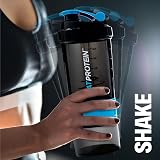 EatProtein 500ml Shaker Bottle with 2 Storage Compartments and Leakproof Lid view 4