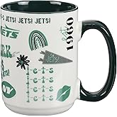 The Memory Company Officially Licensed 15oz Team Spirit Mug, New York Jets