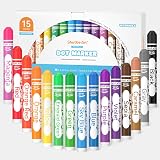 Shuttle Art 15 Washable Dot Markers for Kids Toddlers Non-Toxic Learning Art view 1