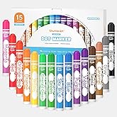 Shuttle Art Dot Markers, 15 Colors Washable Markers for Toddlers,Bingo Daubers Supplies Kids Preschool Children, Non Toxic Water-Based