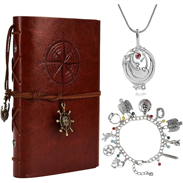 YouU 26 stuks Vampire Diaries sieraden stickerset Elena Gilbert opening ijzerkruid medaillon Katherine Daywalking saffierkristal halskettingen Bennett Bonnie antiek zilver amulet halsketting, Zink