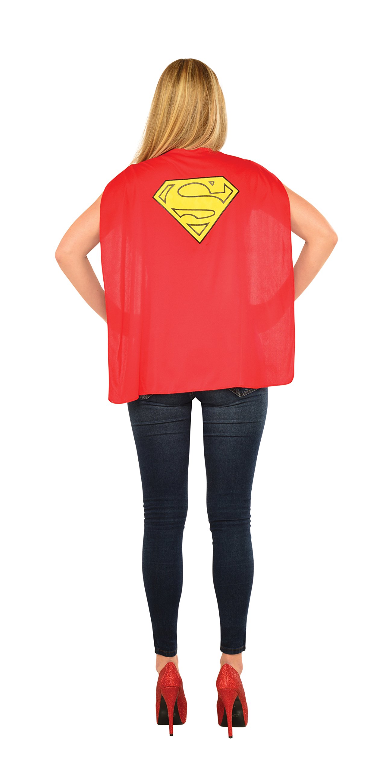 DC Comics SuperGirl TShirt With Cape Costume Halloween Day