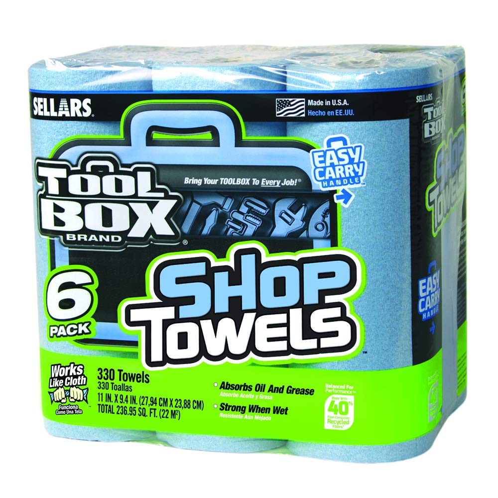 Sellars 54416 Toolbox Shop Towels 6 