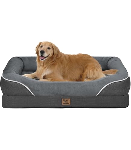 La-Z-Boy Harper Hundebett Groß – 109 X 89 Cm, Für Hunde Bis 56,7 Kg, Mit Waschbarem Bezug, Plüsch-Oberfläche