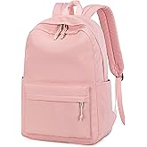 School Backpack for Teen Girls Women Laptop Backpack College Bookbags Middle School Travel Work Commuter Back Pack(Pink)