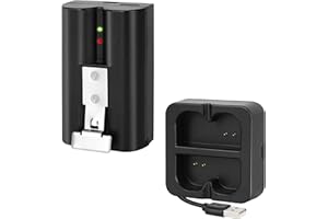 HIWELD Replacement Battery with Charger Station for Ring-Doorbell Camera 1 and 2, Spotlight Camera and Stick Up Camera, Rechargeable Upgraded Lithium Li-ion Batteries 3.65V Camera Indoor