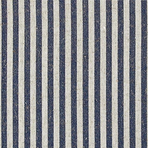 Golding by P/Kaufmann Scout Stripe Canvas Navy, Fabric by the Yard