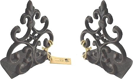 Amazon Com Lulu Decor Cast Iron Fleur De Lis Door Stop Door
