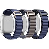 Sport Alpine Loop Bands Compatible with Apple Watch Ultra 3 2 1 Band 49mm 46mm 45mm 44mm, Nylon Sport Loop Bands for iWatch Series 11 10 9 8 7 SE 6 5 4 3