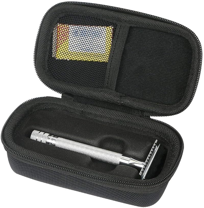 Khanka Hard Travel Case for Merkur Safety Razor 23C 33C 34C Long Handle