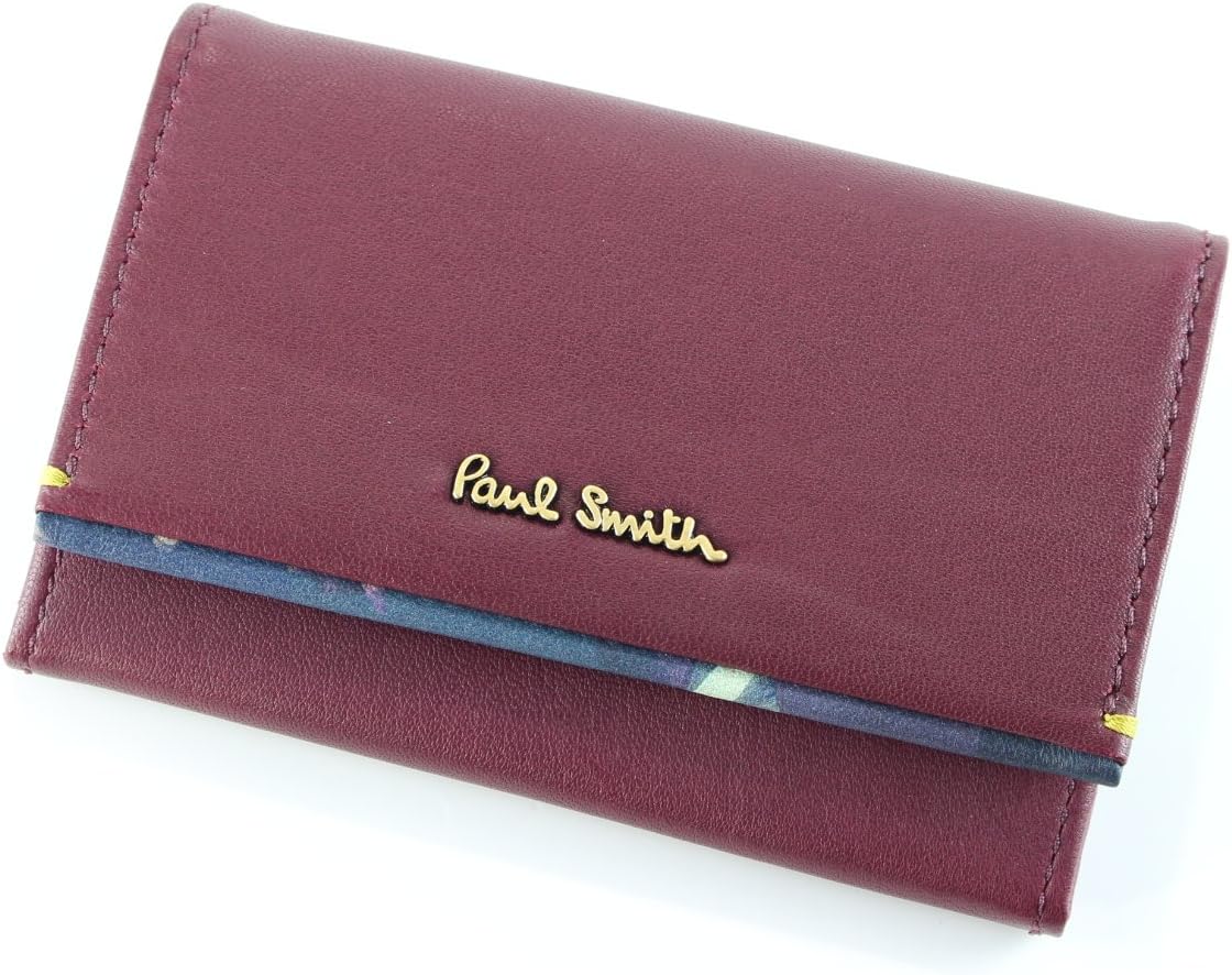 Amazon ポールスミス 名刺入れ カードケース レディース フォトグラムアイリストリム W762 レッド Pauls460 名刺入れ