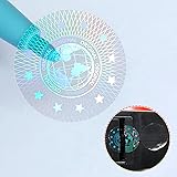 GQYHLABO Tamper Evident Labels Hologram Transparent