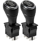 2 Pcs 6V 12volt 24V Compatible with Power Wheels Forward Stop Back Shift Switch Accessories, Electric car for Kids Replacement Parts forward reverse switch for kids car toy forward stop reverse switch
