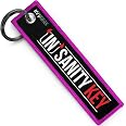 Fashion Embroidery Car Keychains Never Give UP Double Side Tag Novelty Keychain For Motorcycle Keys Keyring Men Boyfriend Gift - 34