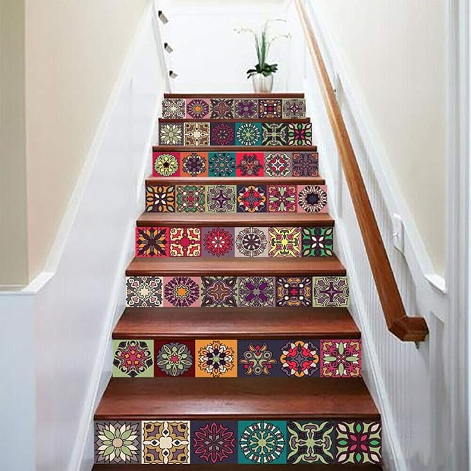 FLFK Pegatinas de Azulejos Adhesivo Azulejo Vinilo Azulejos Baño Cocina