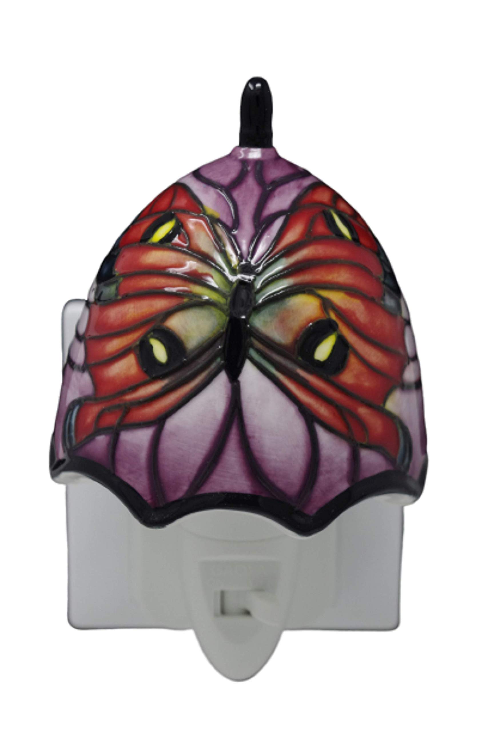 Old Tupton Ware - LED Night Light - Tiffany Butterfly Design