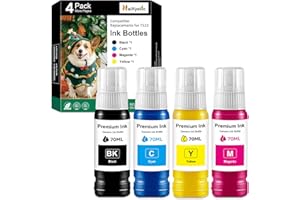 Compatible T522 Ink Refill Bottles Replacement for T522 Ink Bottles Compatible for ET-2400 ET-2720 ET-2800 ET-2803 ET-2840 ET