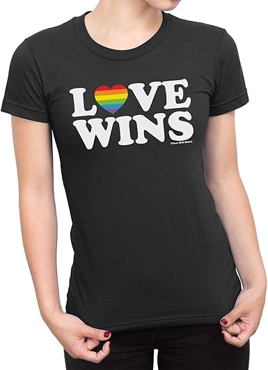 FreeWillShirts Camiseta del Orgullo Gay - Love Wins - Unisexo Hombre Señoras LGBT 2019: Amazon.es: Ropa y accesorios