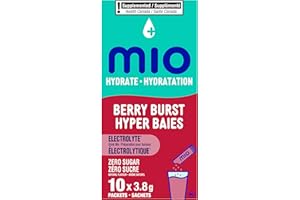 mio Hydrate Berry Burst Electrolyte Drink Mix, 8 ct. Case