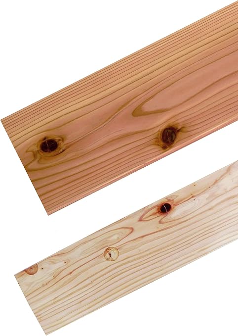 Amazon 池見林産工業 Ikemi 杉並木 壁板 目透かし羽目板加工 節有り普及品 T12mm Uv塗装 16枚入り １坪 3 1m2入り 羽目板 幅木