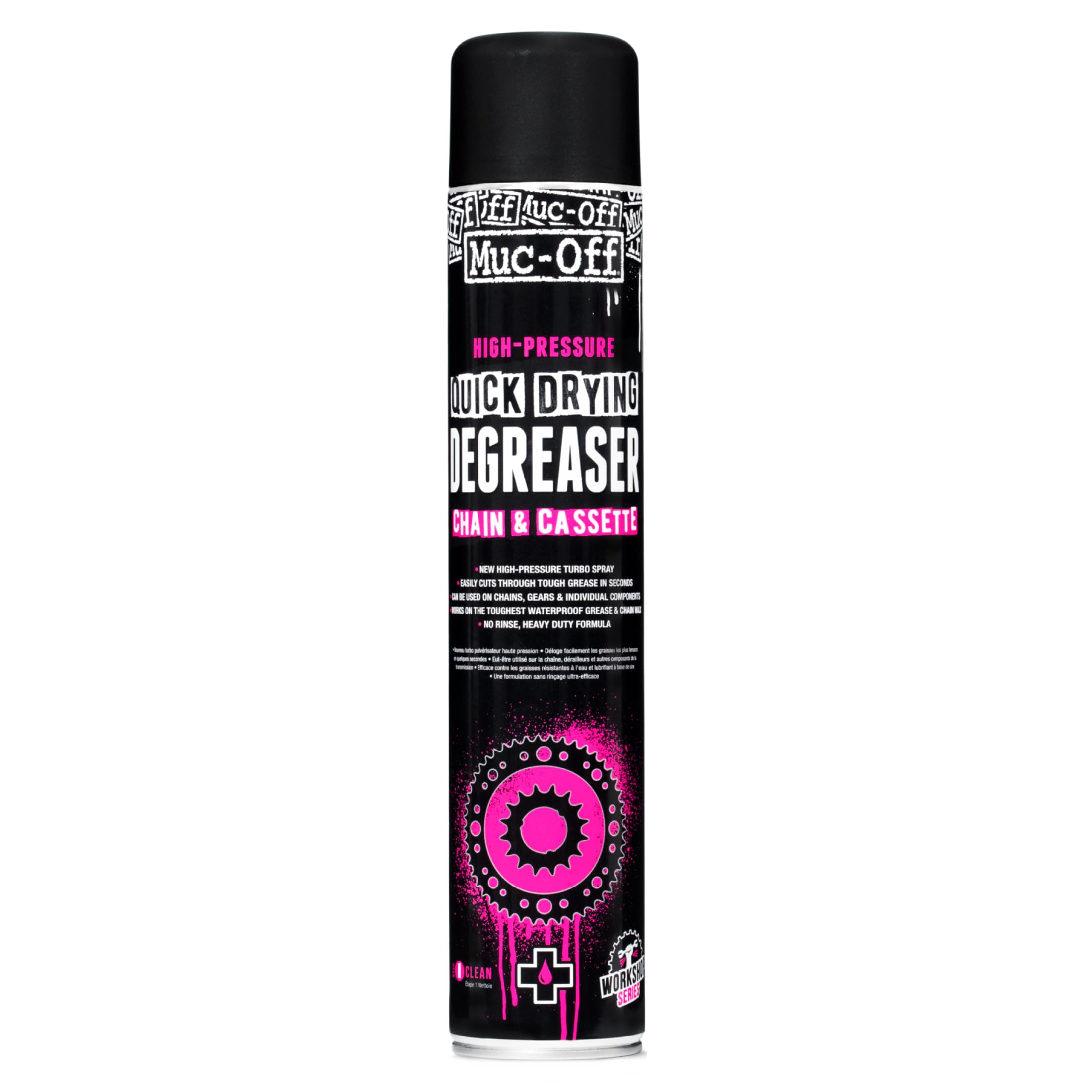 MUC-OFF - High-Pressure Quick Drying Degreaser - Chain & Cassette