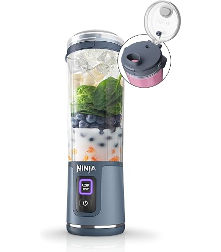 Licuadora Portátil Recargable USB-C - 1100 Ml, Para Batidos, Ideal Para Viajes, Gimnasio Y Oficina