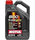 Amazon.com: MOTUL 8100 X-Cess Gen 2 SAE 5W40 Full Synthetic