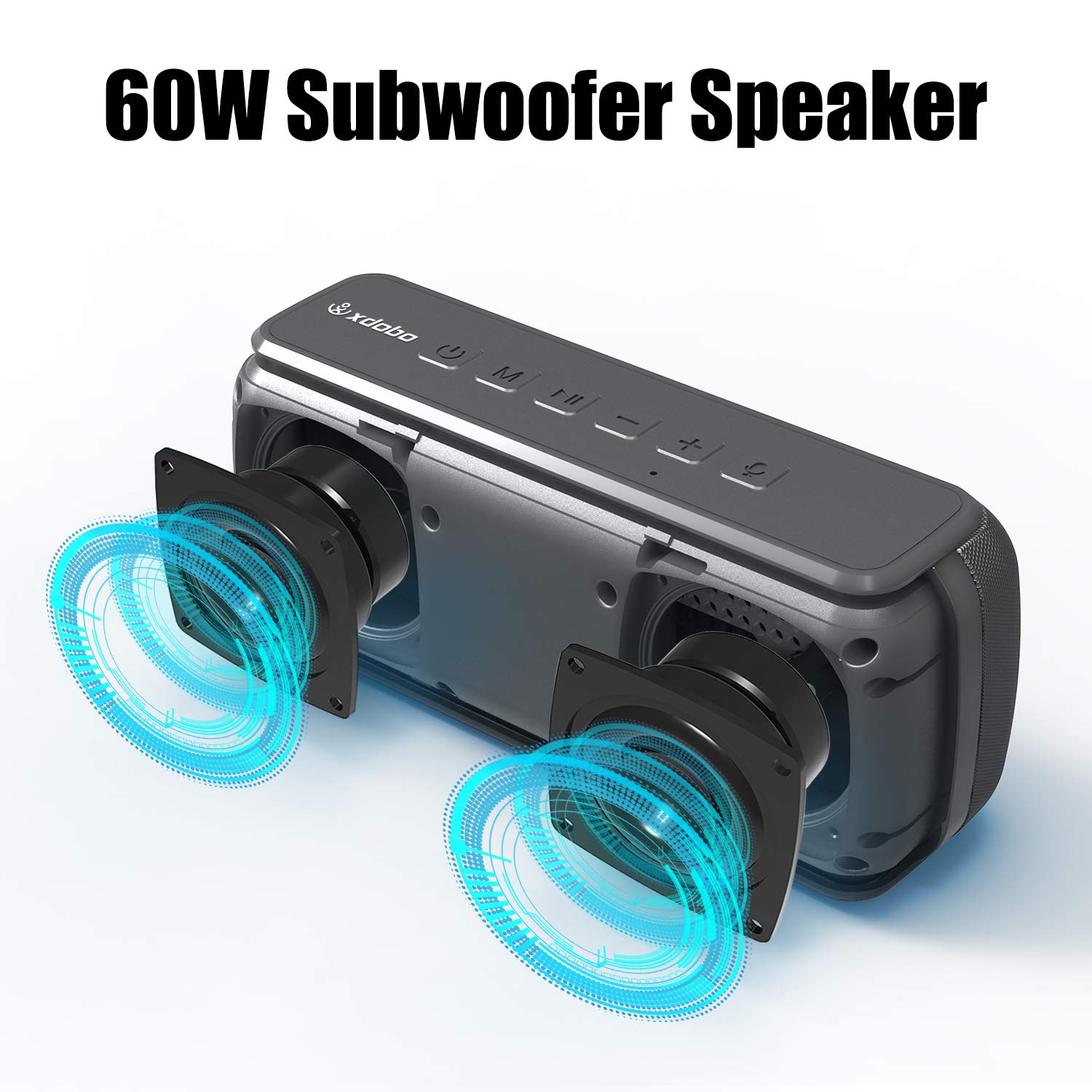 Mua Waterproof Portable Wireless Bluetooth Speaker 60W Outdoor Speakers ...