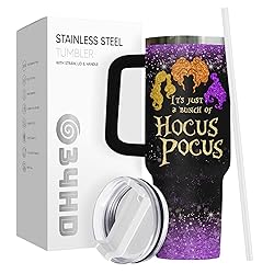 34HD Boo Ghost Tumbler with Handle & Straw, 40oz