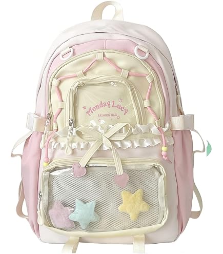 Amazon.com: Wayolyn Lolita Fashion Kawaiii Cutecore Backpack Jirai