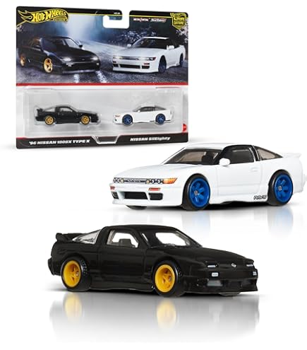Amazon.com: Hot Wheels HYF04 Premium 2-Pack '91 Nissan Sentra SE-R