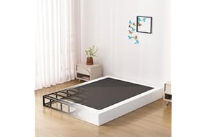 Upcanso 7 Inch Box Spring for Queen Bed Bed Base, Low Profile Metal Queen Box Spring with Fabric Cover, 3000 Lbs Max Weight Capacity Mattress Foundation, Noise-Free, Easy Assembly