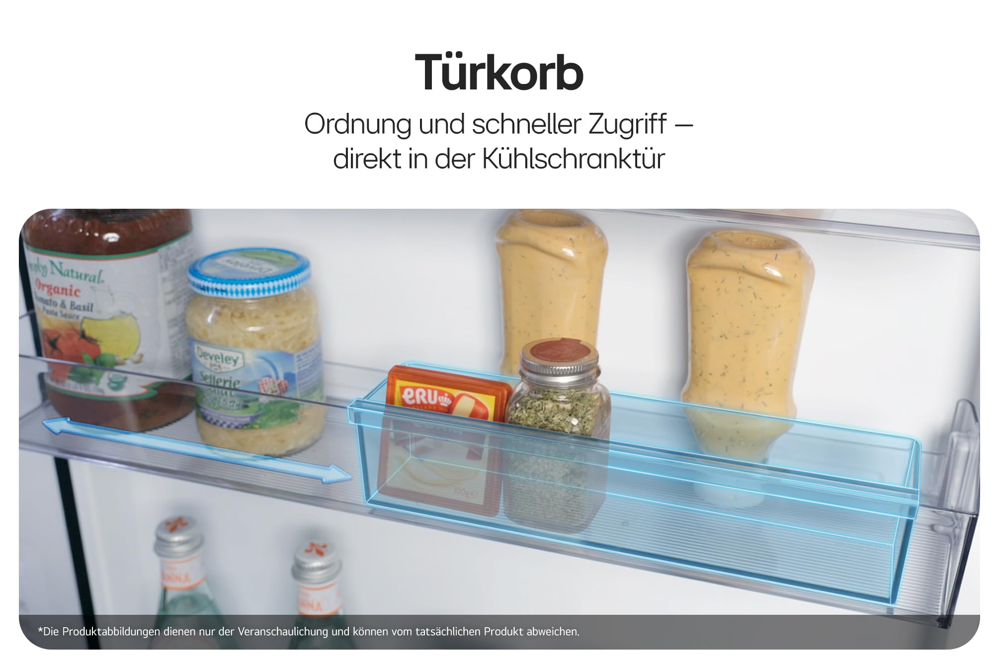 LG GBBS322CEV Fit&Max Kühl-/Gefrierkombination (375 L, Energieklasse C) vollintegrierbar oder freistehend mit FRESHConverter+, DoorCooling+ und Total No Frost, Schwarz 6