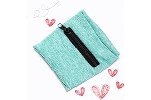 boshiho Unisex Zippered Wristband Pouch Runner’s Wrist Pocket Reversible Wrist Wallet