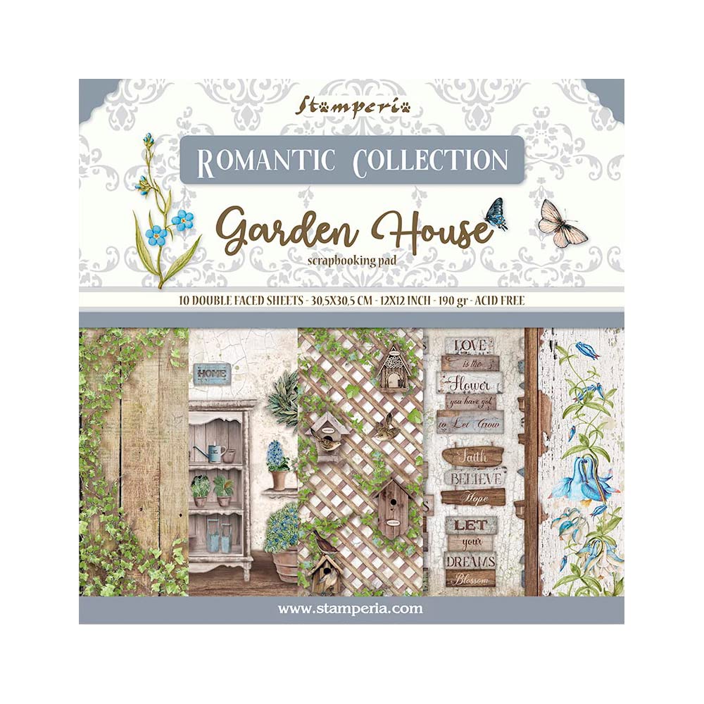 Stamperia - Scrapbooking Pad - Romantic Garden House