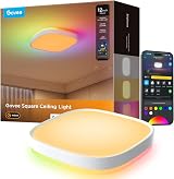 Govee LED Ceiling Light Smart RGBIC 2400LM Matter Alexa Google 30cm Square