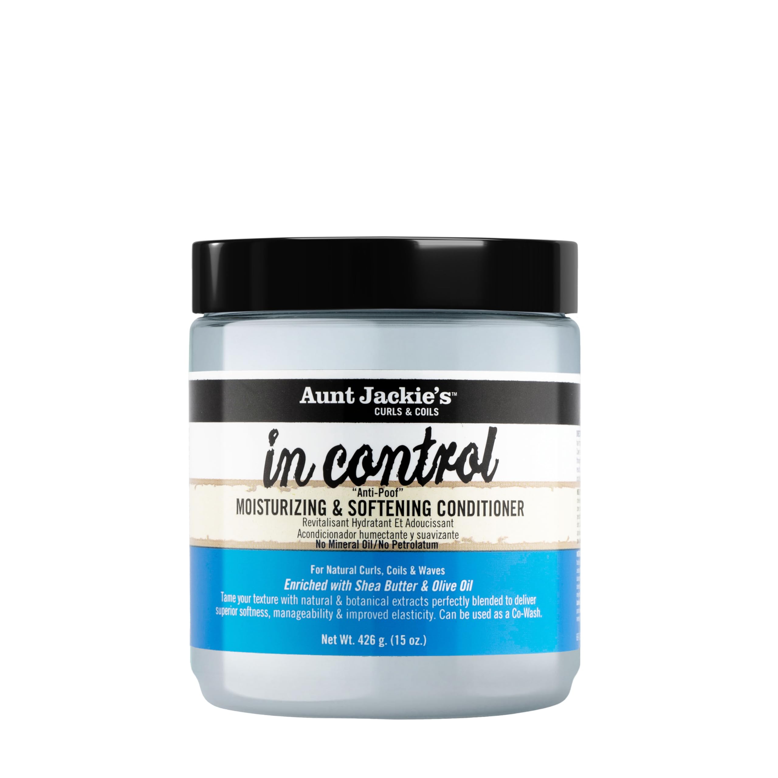 Aunt Jackie's in control 15oz - "Anti-Poof" Moisturizing & Softening Conditioner