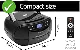 Denver TDC-280 Portable Radio CD Tape Cassette Player DAB+ FM Clock view 5