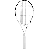 Head Metallix Attitude Pro White Tennis Racket - Pre-Strung Adult Tennis Racquet for Control and Maneuverability