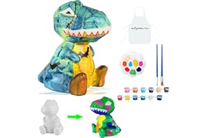 WTOPAVTN Paint Your Own Lamp - DIY Painting Kit, Painting Kit Arts & Crafts for Kids Ages 8-12, Art Supplies Birthday Easter Party Holiday Gift (Dinosaur)