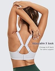 SYROKAN High Impact Sports Bras for Women No