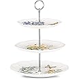 Lenox Butterfly Meadow 3-Tiered Server, 4.10 LB, Multi