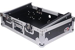 PROX LIVE PERFORMANCE GEAR ProX XS-19MIX8U 8U Top Mount Slanted Flight Case for 19 inch Mixers
