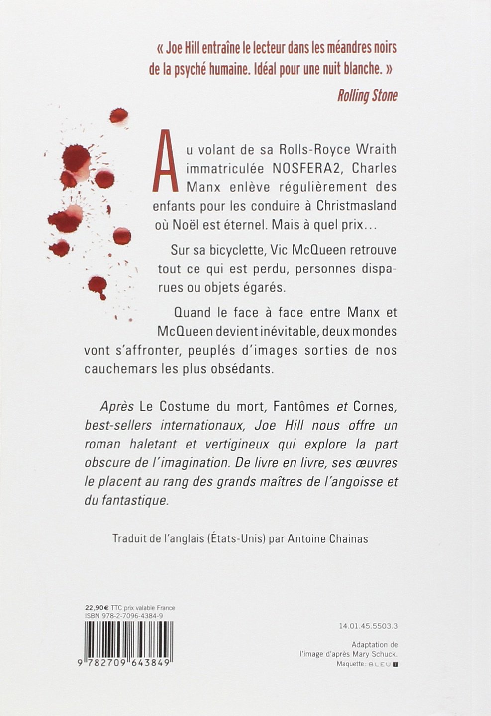 Nosferat2 French Edition Joe Hill 9782709643849 Amazon