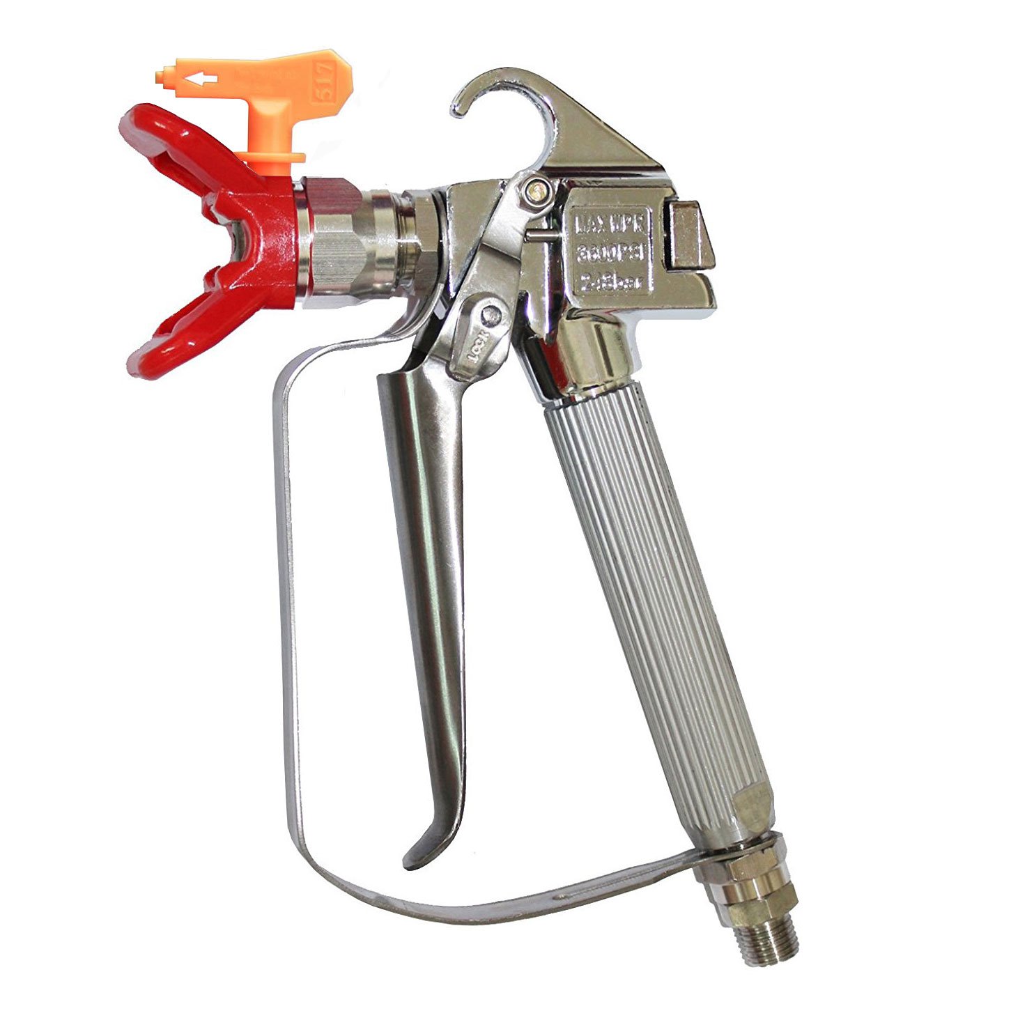 122532 Airless Paint Spray Gun,High Pressure 3600 PSI With 517 Tip