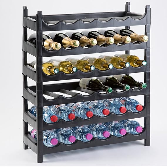 36 Bottle Wine Rack/Bottle Holder Plastic (1 Pack) Amazon.co.uk